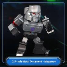 Simba Jada Toys 变形金刚官方授权擎天柱、威震天、擎天圣、大黄蜂 2.5 英寸合金模型展示收藏品 - 彩色 - 查看 7