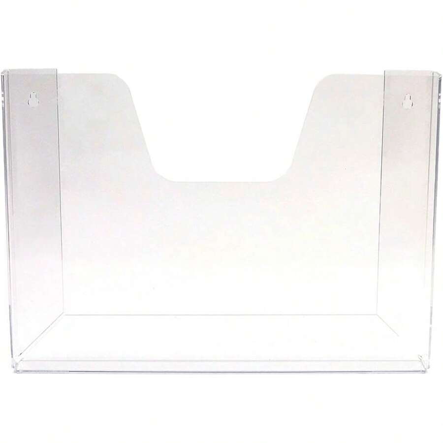 Pos Display Shop Prospekthalter / Prospekthalter / Arbeitsblatthalter / Menühalter / Zeitschriftenhalter / Spender / Display / Tasche, A3 Querformat, transparentes Acryl DCZE - 1 - Übersicht 1