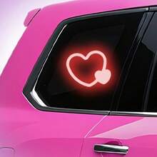 2026 New Solar Powered LED Double Heart Neon Light, Car Atmosphere Lamp, Wireless, Design, 7 Romantic Lighting Modes, Automatic Sensor Rear Window Decor, Essential For Couples & Female Drivers, Creative Personalized Interior Decor, Soft Halo Creates Romantic Ambiance, Perfect Mother's Day & Wedding Gift, LED Heart Lamp - Multicolor - View 17