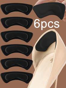 6pcs/2pcs De Plantillas Acolchadas Engrosadas, Protectores De Talón, Antideslizantes Y Amortiguadores, Adecuados Para Tacones Altos, Zapatos De Vestir, Adecuados Para Caminar, Correr. - Multicolor - Ver 13