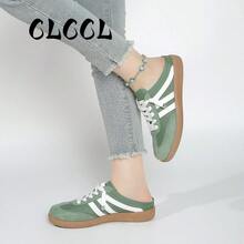 New Women Flat Mesh Slip-On Sports Sandals, Latest Outdoor Sports Design - Green - View 4