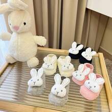 1 Pair Adorable Bunny Cartoon Non-Slip Baby Socks,No-Show,Soft And Breathable And Comfy Low Cut Socks - Multicolor - View 5
