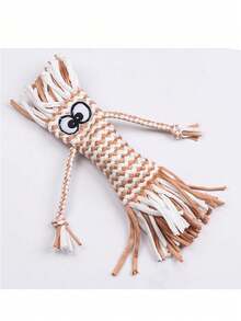 1 món đồ chơi cho chó hình củ cà rốt bằng dây cotton, bóng gặm bằng dây thừng đan thủ công, đồ dùng huấn luyện thú cưng ngoài trời. - Nhiều màu - Xem 10