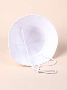 1/3件装幼儿/儿童足球印花宽檐遮阳帽，婴儿/儿童户外防晒渔夫帽，夏季 - 1PC - 查看 6