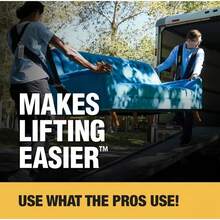 Shoulder-Mounted Lifting Strap - 2-Person Lifting Strap - Safly And Efficiently Move, Lift, Carry, And Secure Furniture, Appliances, And Heavy, Bulky Items, As Easily As A Professional Moving Company. - Black - View 5