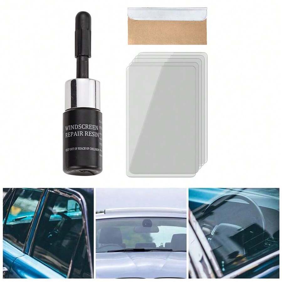 3Pack Automotive NANO Glass Repair Fluid Car Windshield Resin Crack Tools - Glass Repair Agent Three-piece Set - View 1
