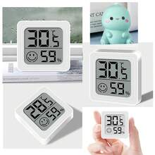 1/2/3pcs Mini Indoor Thermometer Hygrometer, High Precision Temperature Monitor, Humidity Meter, Comfort Indicator, Digital Display, Suitable For Home, Office, Reptile Habitat, Wine Cabinet - Thermometer and Hygrometer - View 6