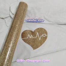 1张25x30厘米/10x12英寸闪光乙烯基热转印膜 DIY薄膜 - 25X30CM/10X12IN - 查看 17