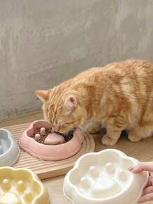 PETSIN 1 bát ăn chậm cho thú cưng, đĩa đựng thức ăn cho chó/mèo - Nhiều màu - Xem 3