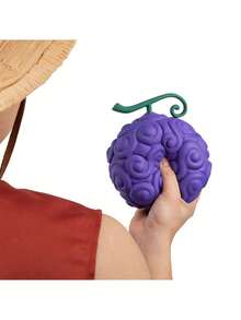 TOEI ANIMATION 1PC One Piece Officially Licensed Devil Fruit Squishy Slow Rising Super Soft Purple Anime Squeeze Stress Relief Fidget Toy Desk Decor Collectible Cute Gift For Fans Birthday Party Home Office - Purple - View 6