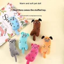 Đồ chơi cho mèo cưng, chuột đồ chơi hình biểu cảm ngộ nghĩnh, thu hút sự chú ý của mèo, thỏa mãn nhu cầu gặm, cào của mèo, nhẹ và dễ cầm nắm, đồ chơi gặm bền, quà tặng cho mèo. - Nhiều màu - Xem 5