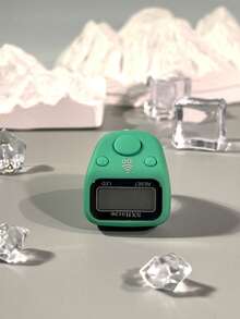 Mini Ring-Shaped Digital Counter, 5-Digit Precise Counting, LED Backlight, Reset/Week Function, Dedicated For Muslim Tasbeeh Prayer Counting - Multicolor - View 18