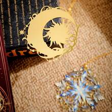 高级金属书签艺术书页夹，送给爱书人士、学生、生日纪念品 - 款式一 - 查看 5