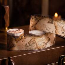 Băng dính Washi trang trí chủ đề Trung cổ, dài 2m/cuộn, nhãn dán thẩm mỹ cổ điển, vật liệu thủ công DIY cho sổ lưu niệm, quà tặng ngày lễ, đồ dùng học tập cá nhân hóa cho sổ lưu niệm. - Kiểu 5 - Xem 6