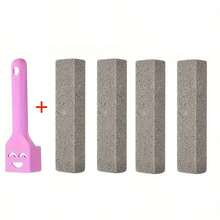 Bathroom & Toilet Cleaning Brush, Suitable For Bathroom, Kitchen Cookware, Easy Home Cleaning Tools - 1 Handle + 4 Stones - View 7