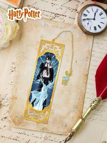Dấu trang kim loại hình Thần hộ mệnh Expecto của Harry Potter, Bộ truyện Phép thuật Harry, Ron, Hermione, Snape, Luna Hollow, Dấu trang có dây xích, Quà tặng văn phòng phẩm cho Câu lạc bộ sách, Người đọc sách, Sinh nhật, Lễ hội, Nhà văn, Người yêu sách, Bạn bè, Giáo viên, Học sinh [Được cấp phép chính thức] - Nhiều màu - Xem 10