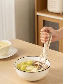 1个/2个装耐热防滑米色厨房夹 | 适用于烘焙、烹饪、盛放碗碟 - 耐用塑料材质，适用于烤箱和炉灶 - 碗碟夹、碗夹、烹饪用具 - 家用和专业厨房 - 米白色 - 查看 7