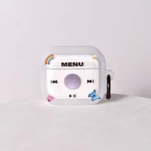 1pc Cartoon Music Player Protective Case Compatible With Airpods Pro 3, Pro 2, Apple 3rd Gen, 4 Earphones - Multicolor - View 7