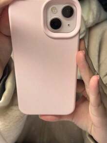 Minimalist Pink Solid Color Fashion Phone Case Compatible With IPhone 17 Pro Max/17 Pro/17 Air/17/16 Pro Max/16 Pro/16/16 Plus/15/15 Pro Max/15 Pro/15 Plus/11/12/13/14 Pro Max/12 Pro/12 Pro Max/13 Pro/13 Pro Max/7 Plus/14 Pro/14 Pro Max/14 Plus, Soft Shell, Creative Design For Men And Women Spring Gift Birthday Party - style1 - 查看 6