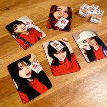 1 pieza Set de 5 tarjetas coleccionables con fotos de miembros de grupos femeninos, diseñadas para juegos de cartas. Este set de tarjetas de doble cara es un gran regalo decorativo para fans. - Multicolor - Ver 2