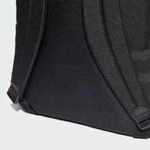 adidas 27.5L經典三條紋標誌雙肩包 男女同款情侶款 黑色拼白色 - 黑色 - 查看 6