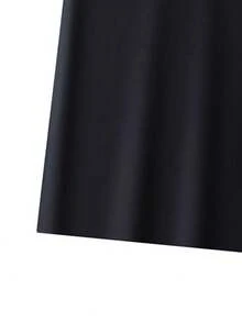 Men's Summer Ice Silk Quick-Dry Cool-Touch Polo Shirt, Business Thin Short Sleeve T-Shirt, Casual Elastic Solid Color Top Sports - Black - View 5
