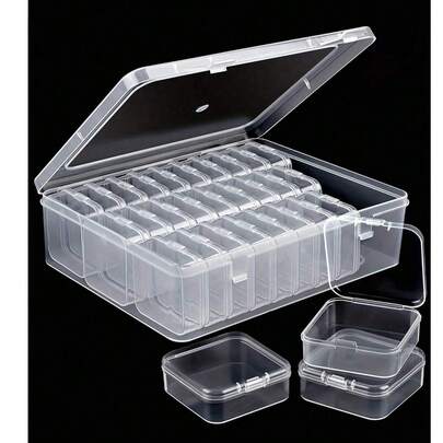 Hộp đựng trang sức, hộp quà tặng trang sức, hộp đựng bông tai, hộp đựng dung tích lớn có vách ngăn tháo rời, thiết kế mở bằng khóa, thích hợp đựng bông tai, nhẫn, dây chuyền, hạt cườm, dùng để cất giữ và sắp xếp đồ dùng trong nhà, phụ kiện phòng tắm và phòng ngủ, quà tặng cho bạn gái.