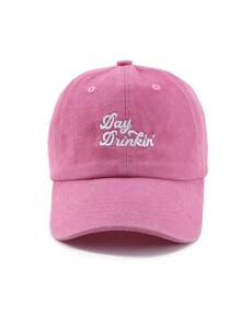 1pc Women's Party Atmosphere Embroidered Baseball Cap - A - View 9