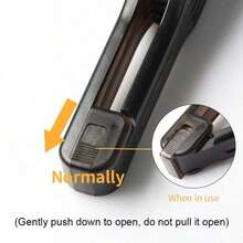 1pc Straightening Hair Brush, Straightening Brush, Ceramic With Nylon Bristles For Thick Coarse Hair – Use For Smoothing And Straight Hair Styles Comb, Hair Brush, Comb, Hair Tools, Hair Products And Accessories For Barber Salon Beauty Back To School, Travel Holiday Essentials, Hair Accessories For Women, Brushes, Hair Brush, Detangling Brush, Hairdressing Equipment, Hairstyle, Hairdressing, Hair Brush, Brush Hair Brush Set, Comb Hair, Comb For Curls, Detangling Brush, Hair Brush For Women, Barber Accessories, Barbershop, Hairdressing Equipment - 黑色 - 查看 6