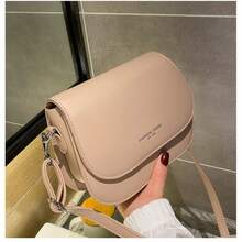 Women's Leather Shoulder Bags, Square Bags, Handbags, Crossbody Bags, And Cross-Sleeve Bags, With Detachable Shoulder Straps, Suitable For Girls, Ladies, Students, Office Workers, Commuters, And Those Going To School. - Màu Khaki - Xem 3