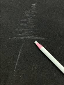 12支/套 白色可移除缝纫标记蜡笔，书写流畅，不留残胶，适用于缝纫初学者、裁缝、刺绣爱好者，可用于服装缝纫图案标记、刺绣定位、DIY纺织工艺品制作。 - 蠟筆 - 查看 7