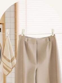 8pcs/16pcs/24pcs Windproof Clothes Fixing Clip Non Marking Drying Clip Household Plastic Socks Towel Garment Clip Multi Functional Laundry Drying Clip Strong Grip Seamless Storage Organization Tool - Multicolor - View 3