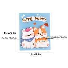 4 Packs. Cute Animal Sticker Sticky Notes. Creative Combination Message Sticky Notes. High-Quality Cartoon Sticky Notes. Sticky Notes. Student Stationery. - one-size - View 4