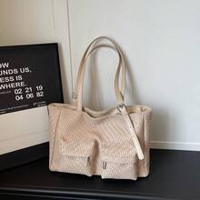 2026新款简约时尚手提包，适合办公室通勤，大容量单肩手提包，腋下挎包 - 彩色 - 查看 12