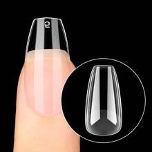 Beetles Soft Gel Nail Tips Short Almond 288pcs In 12 Sizes, Etch-X Pre-Etched Full Cover Acrylic Fake Nails Art - Coffin Short 576pcs (Etch X Nail Tips) - View 8