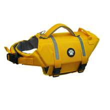 Metglad High Buoyancy & Reflective Dog Life Jacket, Thick Rescue Handle & Metal D-Ring For All-Round Water Activity Protection, Adjustable Size Suitable For Small, Medium & Large Dogs - Mustard Yellow - View 9