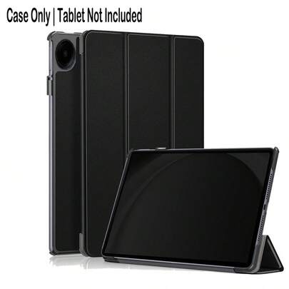 适用于三星 Galaxy Tab A7/A9/A11 8.7 英寸（2021/2023/2025 款）的保护套，皮革材质，具备智能功能，防刮擦、防冲击，轻巧便携