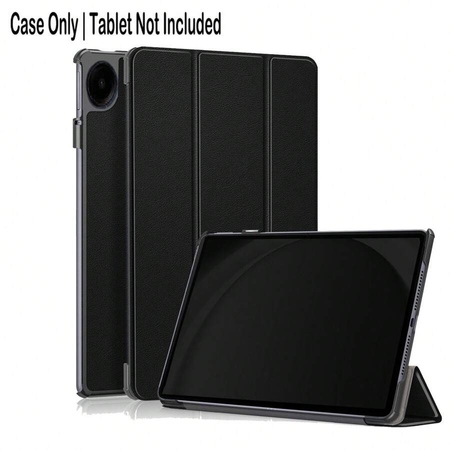 Ốp lưng cho Galaxy Tab A7/ A9 /A11 8.7 inch 2021/2023/2025, vỏ bảo vệ bằng da với chức năng thông minh, chống trầy xước và va đập, trọng lượng nhẹ. - màu đen - Xem 1