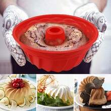 Khuôn bánh silicon hình tròn, khuôn nướng bánh bằng lò nướng, khuôn bánh mì silicon 12 lỗ, khuôn nướng bánh muffin và cupcake, khuôn nhựa. - Nhiều màu - Xem 9