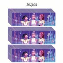 Bộ 10/20/30 miếng dán chai nước chủ đề nhóm nhạc nữ K-Pop, giấy nhãn dùng một lần chống trượt, nhãn dán bao bì thực phẩm. - Nhiều màu - Xem 5