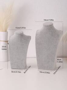 1PC Chain Necklace Display Stand, H-Shaped Pendant Necklace Jewelry Storage Rack - Multicolor - View 2