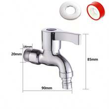 Vòi máy giặt 4 chiều, vòi rửa nhà bếp chống nổ, chống bắn tóe, đa chức năng, có thể kéo dài. - Nhiều màu - Xem 6