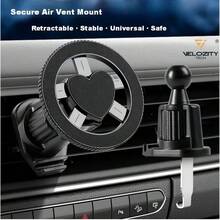 Magnetic Car Phone Mount - 2026 Upgraded With Strong Magnets, Air Vent Phone Holder For Hands-Free Driving, Secure Car Clip Mount Compatible With IPhone 12 - 17 & Android - Black - View 7