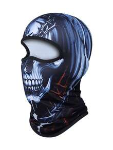 Fabulous Be Xtreme CS26-GT(01-10) Fashionable Skull Print Cycling Balaclava - Multicolor - View 12