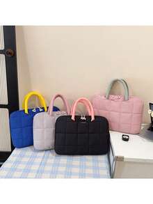 1 Piece Of Cute Large-Capacity Handbag, Computer Bag And Notebook Bag, Suitable For 14/16 Apple, Xiaoxin, HP - Multicolor - View 10