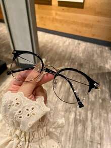 Luxurious And Elegant Reinstallation Manufacturing Court Style Blue Light Glasses,Blue Light Glasses For Woman Men Safety Glasses  Glasses Protection Computer Gaming Glasses Women Cute Light Weight Red Frame Oversized Non Prescription Small Face Square Cat Eye Reduce Eye Fatigue On Computers, TVs, Phones, And Games, Suitable For Computer Lense Screen Protector Plain Glasses Clear Lens Glasses Blue Light Light Blocking Glasses Blue Light Glasses Light Glasses For For Women Men Light Glasses For Glasses For Women 99 Blue Light Glasses For Woman Blue Light Glasses Women/Men, Fashion Round Frame UV Ray Filter Computer Gaming Glasses Computer Glasses - Anti Eyestrain & UV Glare Protection Anti Glare - 烏亮 - 查看 9