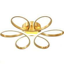Nordic Designer Flower Shaped Ceiling Light, Super Bright Modern Creative Personalized Bedroom Living Room Lighting Fixture - Multicolor - View 8