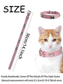 奢华粉色狗狗项圈 - 经典时尚宠物配饰 - 粉色 - 查看 2