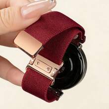 1条快拆式编织磁吸表带，兼容三星Galaxy Fit 3，男女通用，尼龙弹性表带，运动手表表带，适用于Galaxy Watch Fit3 - Samsung fit3 - 查看 14