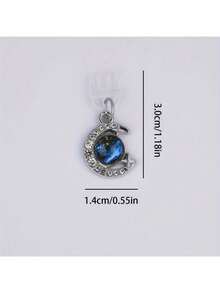 1pc Blue Star Series Mobile Phone Decor Accessory, Dust Plug Pendant. Suitable For Type-C Interface Phones. Fashionable Mobile Phone Decoration, Exquisite Phone Accessory, Holiday Gift. - Multicolor - View 11